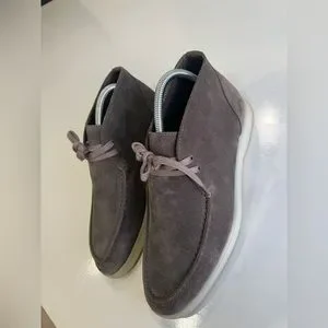 Suitsupply Men\'s Grey Suede Open Walk Chukka Moccasin Boots Suitsupply | Shoes | Taupe Chukka Boot Suit Supply | Poshmark main image 2